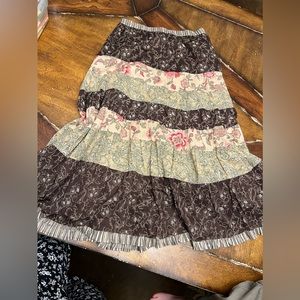 indie skirt, perfect for a more cottage core style, last chance before I donate!